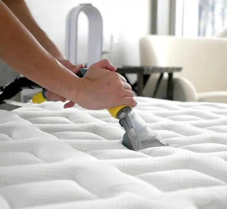 Mattress cleaning by killing germs and bacteria