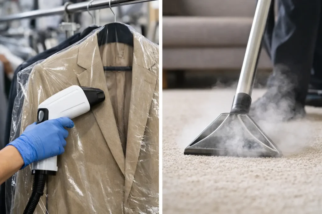 Dry Cleaning vs Steam Cleaning